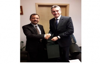 Ambassador Kumar Tuhin met with Mr. Peter Jakab, Director General.